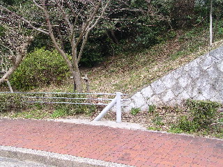 保田浅間山の登り口