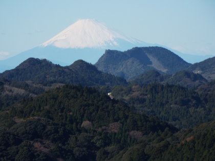冨士山と伊予ヶ岳