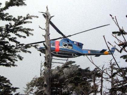 岐阜県警のヘリコプター