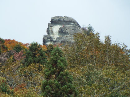 和尚台の大岩