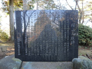 桜山の板碑