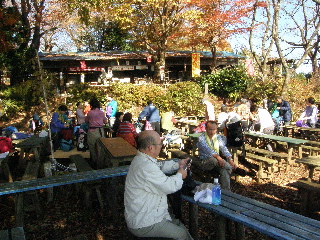 景信山の茶店