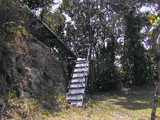 手製の階段