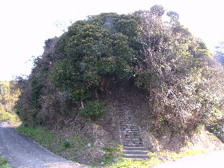 八幡宮への石段