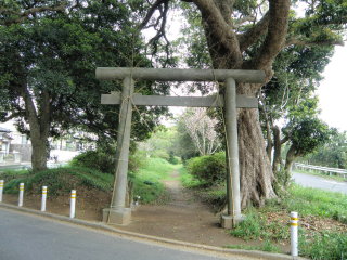 浅間神社入口の鳥居