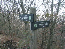 スルス峠・榛名神社、ヤセオネ峠の指導標