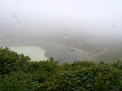上から眺めた昭和湖