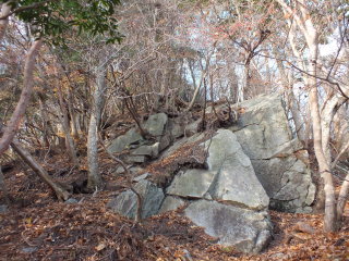 岩の急登