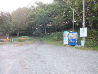 天童高原キャンプ場の駐車場