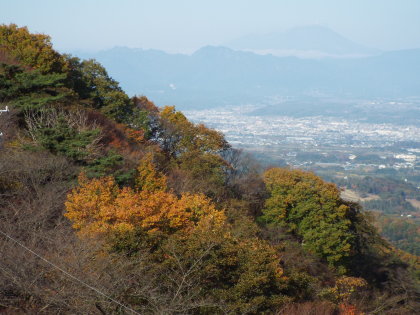 妙義山と浅間山